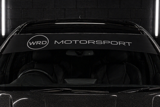 WRD Motorsport Sun strip.